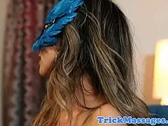 Massage this milf from behind, he said.