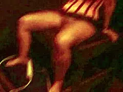 Dee Siren experiences electricity pussy play outdoors