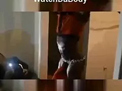 Ebony Male Stripper Rips Clothes at Party.