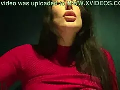 Wow, watch this horny slut jerk off in a nightclub toilet! She’s unstoppable in sexy lingerie.