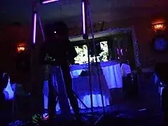 male stripper glows in the dark for milfs, teen 18+ and ebony amateurs 😏