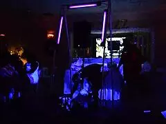 male stripper glows in the dark for milfs, teen 18+ and ebony amateurs 😏