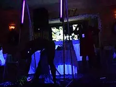 male stripper glows in the dark for milfs, teen 18+ and ebony amateurs 😏