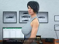 intriguing cum on sexy butt of stepsister caroline in milfy city