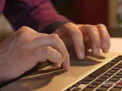 Busty Euro babes Martina Gold and Ema Russo get wild at work.