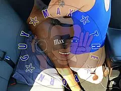 Can Ella Handle This Big Black Cock Sucking And Fucking In The Backseat?