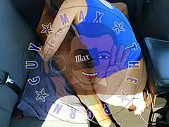 Can Ella Handle This Big Black Cock Sucking And Fucking In The Backseat?