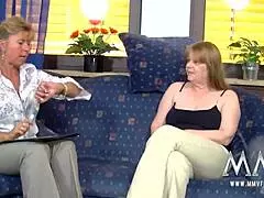 Petra from MMV Films gives a wild handjob in group action! 😜