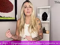 Joyce Gumiero signals liking with intense anal oral massage