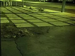 mature woman bound in garage, rough double penetration punishing the loser.