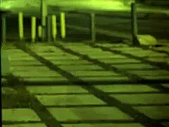 mature woman bound in garage, rough double penetration punishing the loser.