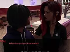 In this pov roleplay, you meet the hot redhead petra, who seduces you with her big tits and horny desires, leading to an intense encounter