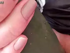 I was hot, opend my legs and masturbated with cucumber