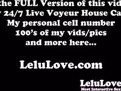 lelu love, the amateur milf, cums hard with a vibrator, then fingers and tastes her pussy 😍