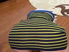 Anal sex on the floor with a milf who has a big and elastic ass?