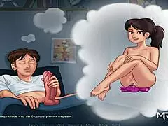 big cucumber fucks mature in kitchen