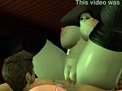 Alcina Dimitrescu rides in POV during Resident Evil Village hentai game