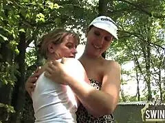 Outdoor Blowjob With Amateurs