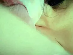 Licking stepson's ass in bed, then fucking 😋🍑