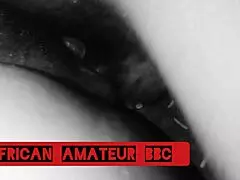 african amateur bbc fucks pussy in missionary with monster cock