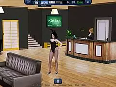 Wow, petite Asian gets monster cock in harem hotel!