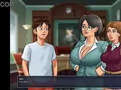 Judith's big tits bouncing intensely