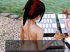 Explore the suggestive scenes in harem hotel part 4 gameplay