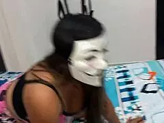 Stepsister dances in sexy pajamas