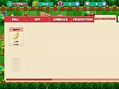 In the Nutaku Booty Farm Hentai Game, Redhead Flashes Big Tits and Ass on the Ranch