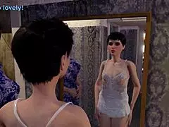 in a wild 3d tale, a shemale step mom discovers her step-son’s futa secret