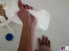 brooklyn chase is so proud of her stepson's pounding