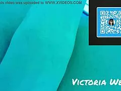 Victoria Wet Masturbates Outdoors In Solarium 😍