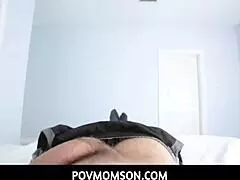 Stepmom shares intimate photos with stepson, leading to a close encounter.