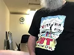 Mature Amateur Enjoys Solo Masturbation Leading to Orgasm and Cumshot