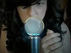 hypnotic blowjob session where the dominatrix shows sucking techniques while hypnotizing.