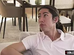 April snow as stepmom seduces handyman with intense cowgirl and blowjob