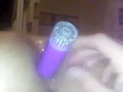 Milf slut's asshole vibrated hard, contrasting homemade whore fucking