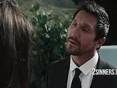 FBI agent and his partner in crime Silvia Saige with blowjob and riding