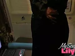 sexy lily in shower masturbating shaking her big ass