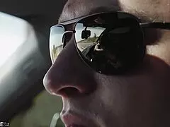 Heavily inked babe Sid reveals her naughty story and relaxes in motel room