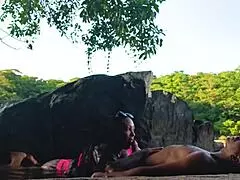 Trailer - I got fucked by my lover in the river in public and he came in my mouth