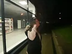 Dirty street slut gets rough in public hardcore scenes