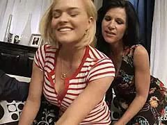 Эй, хочешь присоединиться к тёте и подростку 18+ для анального FFM с мужем?