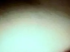 Blindfolded wife bound and fucked with rabbit toy.