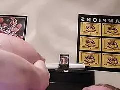 Husband makes wife's pussy squirt all over his face.