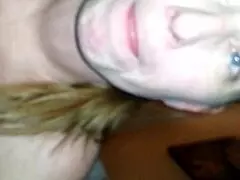 Watch this mature babe suck cock and get fucked hard