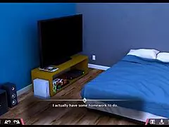 amateur teen with big tits and ass in a test