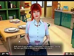 amateur teen with big tits and ass in a test