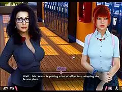 amateur teen with big tits and ass in a test