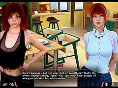 amateur teen with big tits and ass in a test